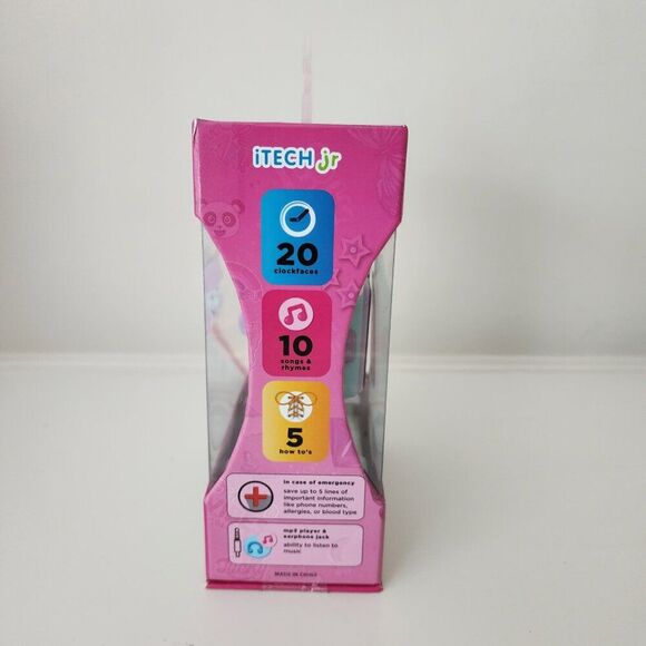 iTech Junior Girls Earbuds & Smartwatch Set - Purple Ombre Unicorn | Educational - Picture 4 of 5